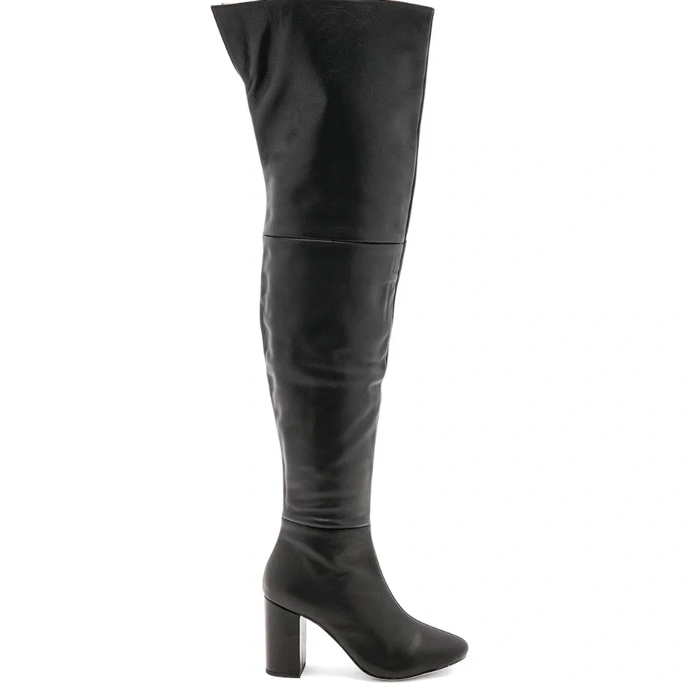 RAYE Aries Leather Thigh-High Boot With Box